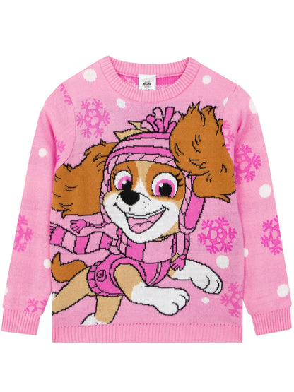 Character Pink PAW Patrol Christmas Jumper Skye - image 1