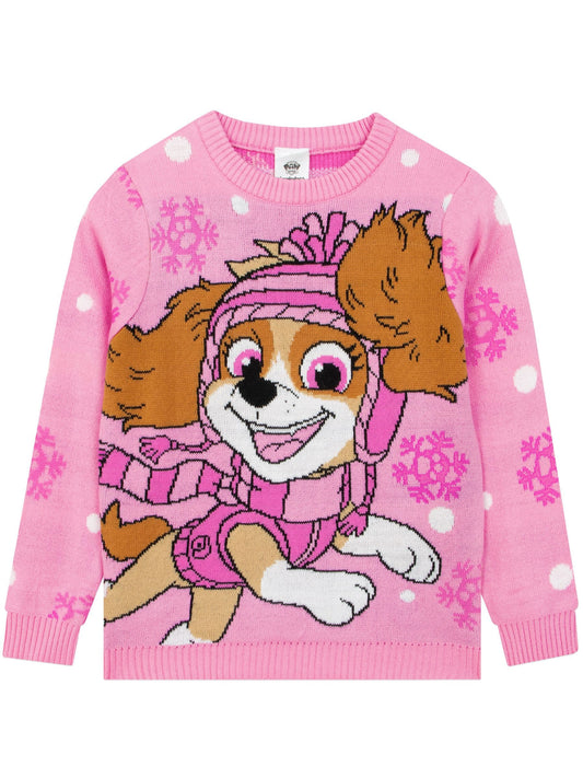 Character Pink PAW Patrol Christmas Jumper Skye - image 1