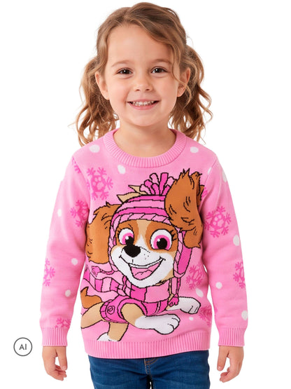 Character Pink PAW Patrol Christmas Jumper Skye - image 3