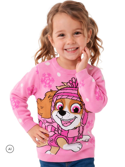 Character Pink PAW Patrol Christmas Jumper Skye - image 4