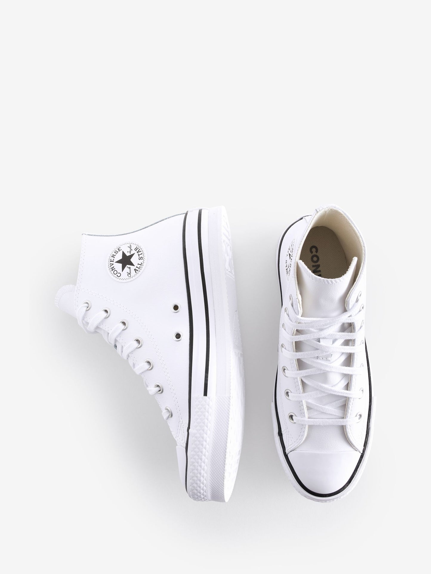 Converse White EVA Lift Youth Trainers image 6