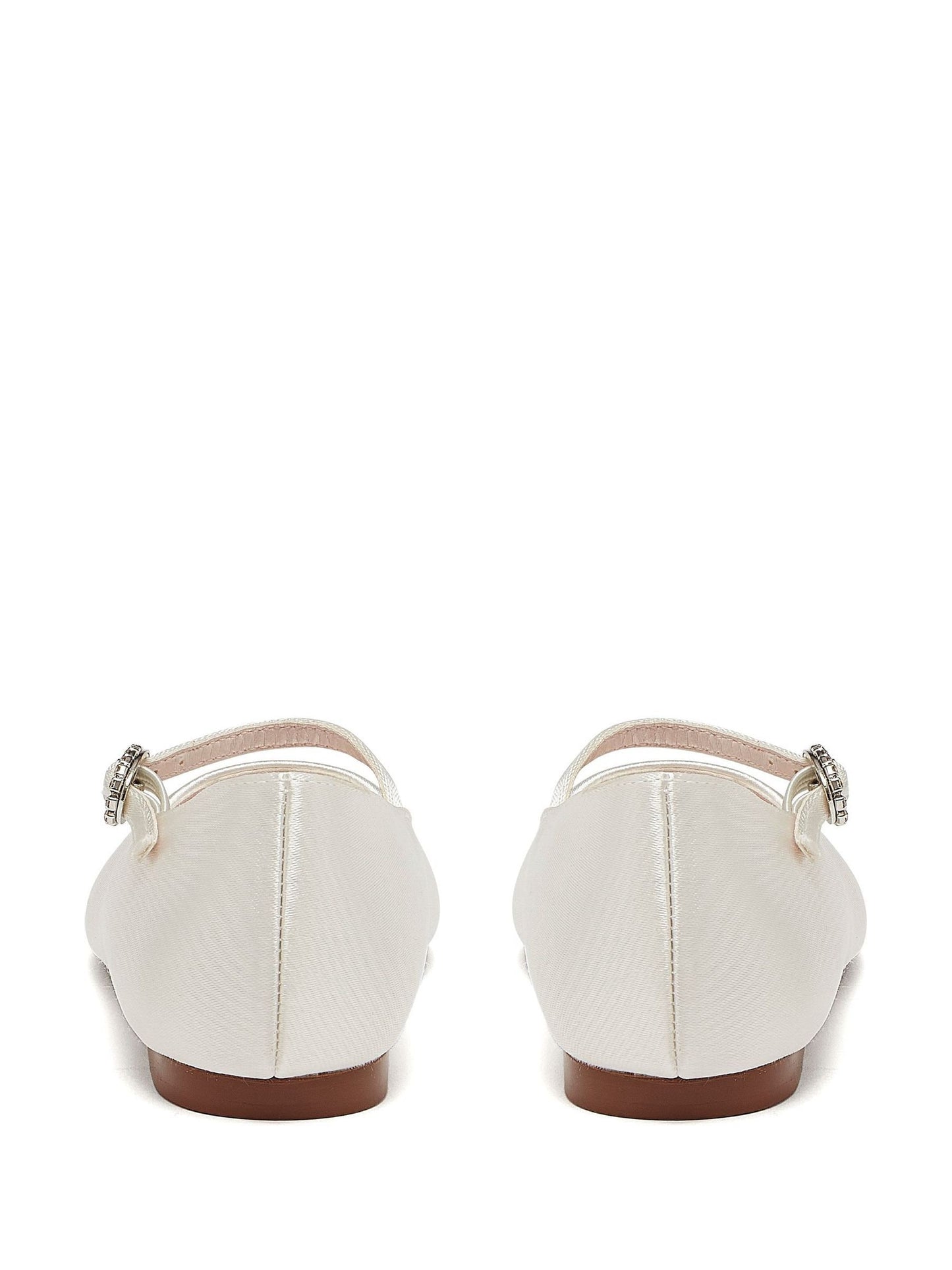 Rainbow Club Cream Infants Binx Satin Bridesmaid Shoes image 3