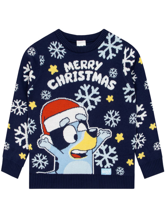 Character Blue Bluey Christmas Jumper - image 1