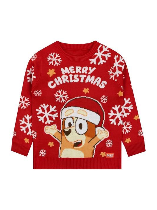 Character Red Bluey Bingo Christmas Jumper - image 1