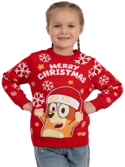 Character Red Bluey Bingo Christmas Jumper - image 10
