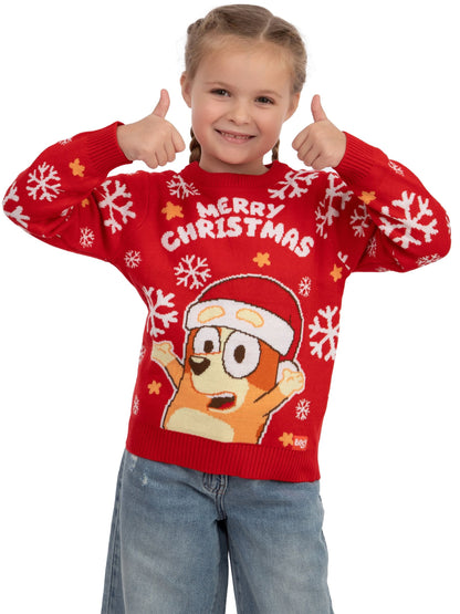 Character Red Bluey Bingo Christmas Jumper - image 12