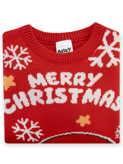 Character Red Bluey Bingo Christmas Jumper - image 3