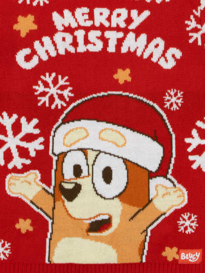 Character Red Bluey Bingo Christmas Jumper - image 4