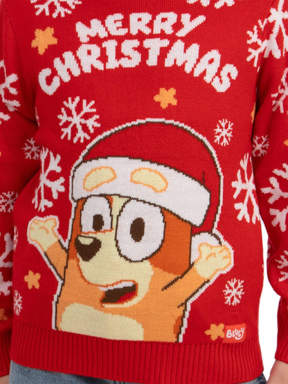 Character Red Bluey Bingo Christmas Jumper - image 5