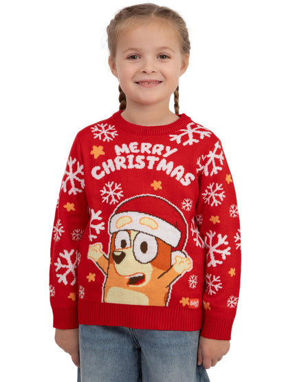 Character Red Bluey Bingo Christmas Jumper - image 8