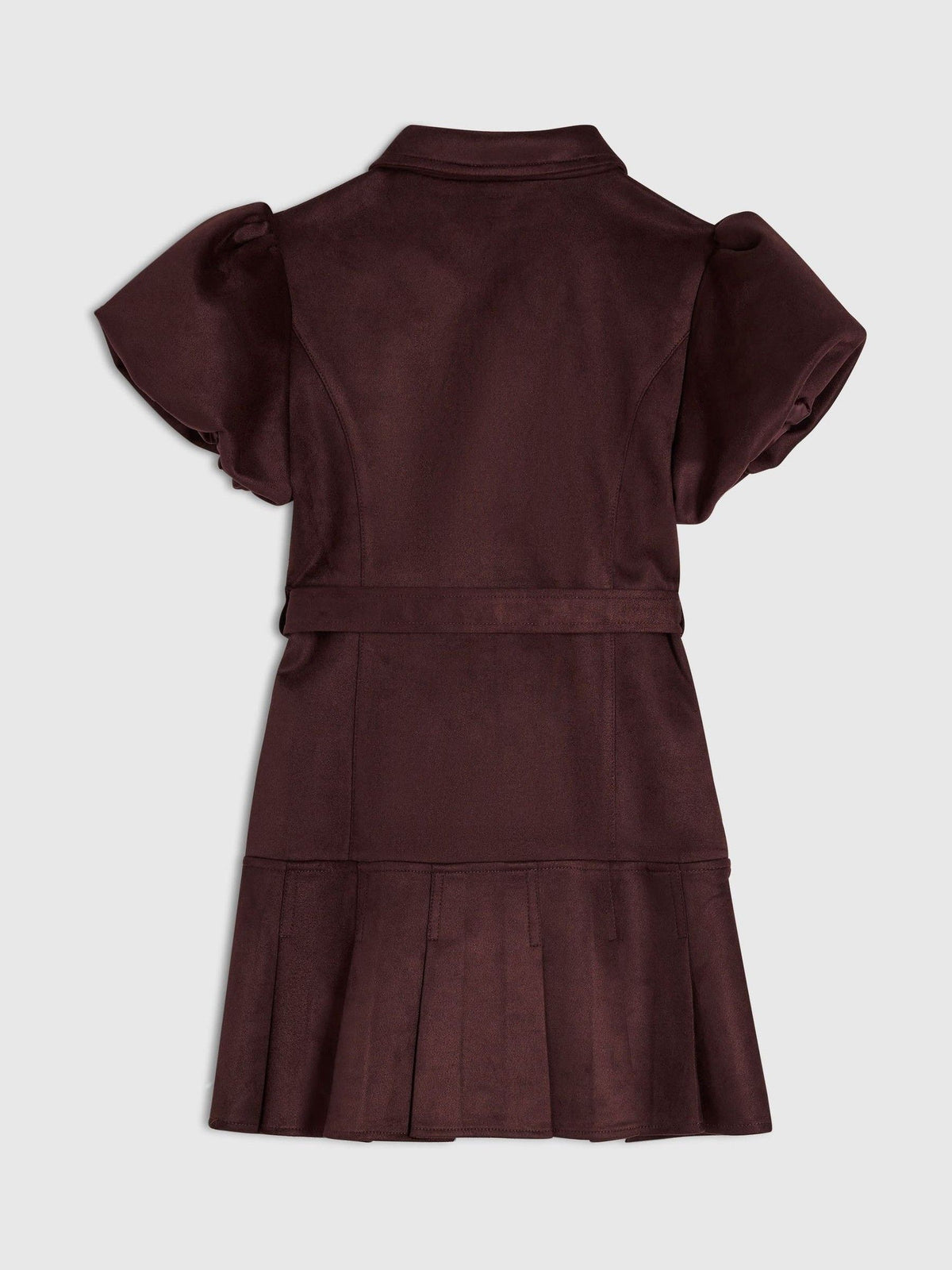 River Island Red Belted Suedette Shirt Dress - image 2