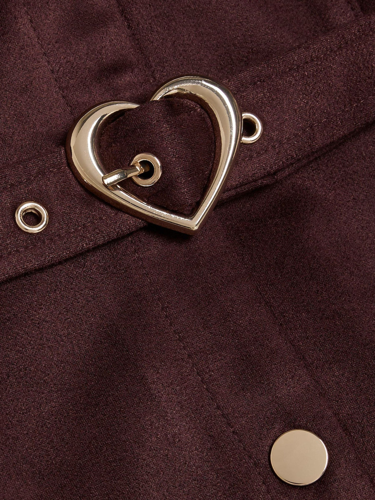 River Island Red Belted Suedette Shirt Dress - image 4