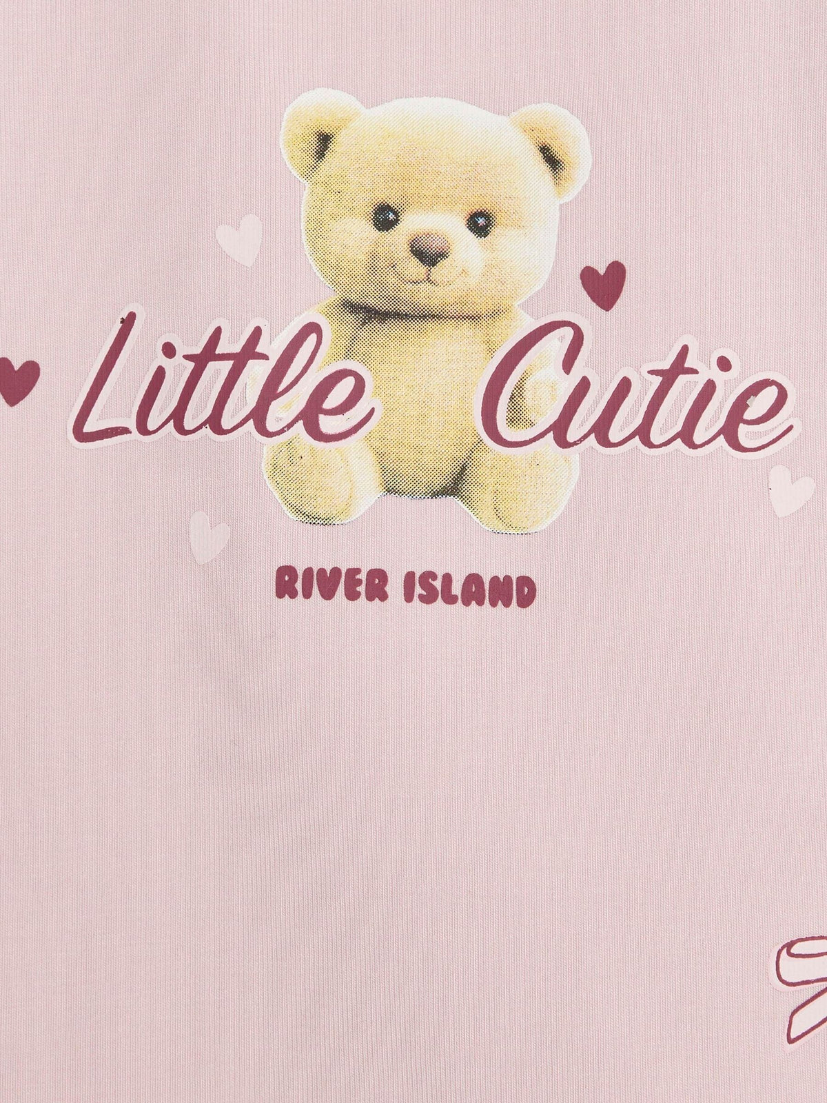 River Island Pink Bow Top & Leopard Leggings Set - image 4