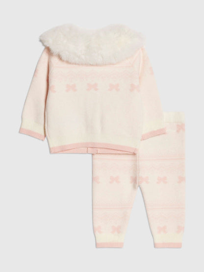 River Island Cream Fairisle Cardigan & Leggings Set - image 2