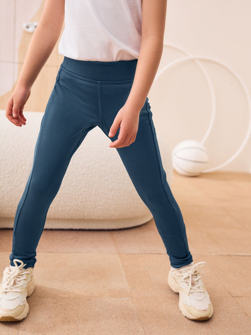 Navy Blue Sport Leggings (3-16yrs) image 1