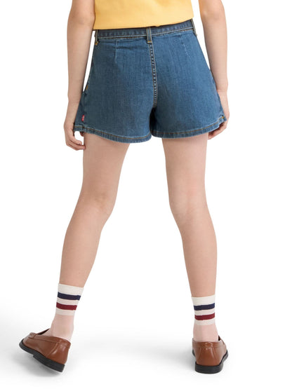 Dsiney Kidz - Levi's® Blue Pleated Skort with Belt image 2