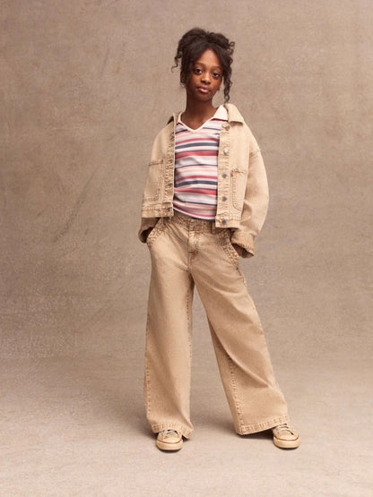 Dsiney Kidz - Levi's® Natural 94' Baggy Wide Leg Yoke Jeans image 1