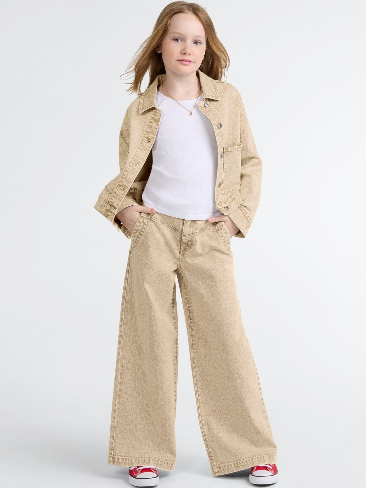 Dsiney Kidz - Levi's® Natural 94' Baggy Wide Leg Yoke Jeans image 2