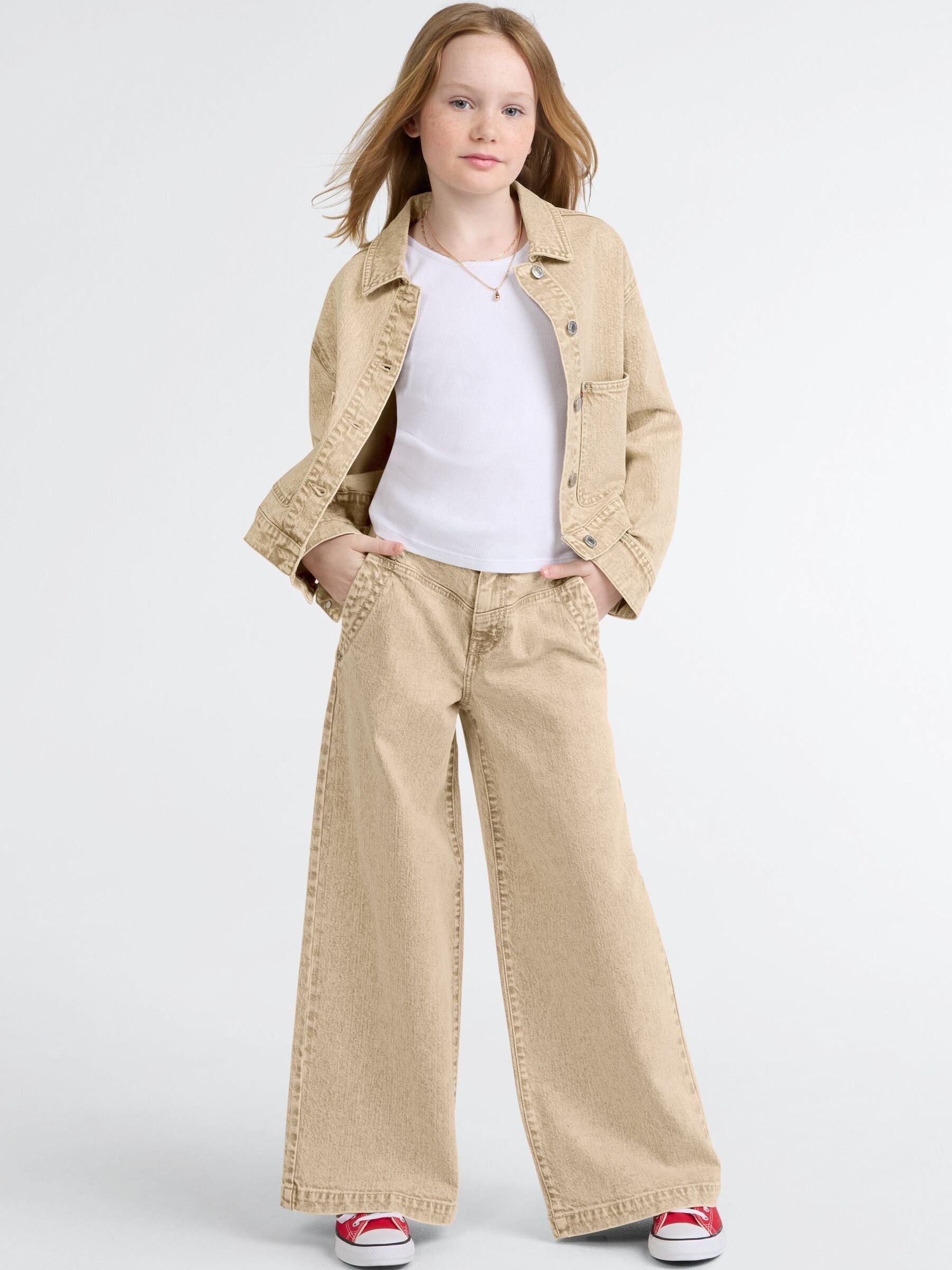 Dsiney Kidz - Levi's® Natural 94' Baggy Wide Leg Yoke Jeans image 2