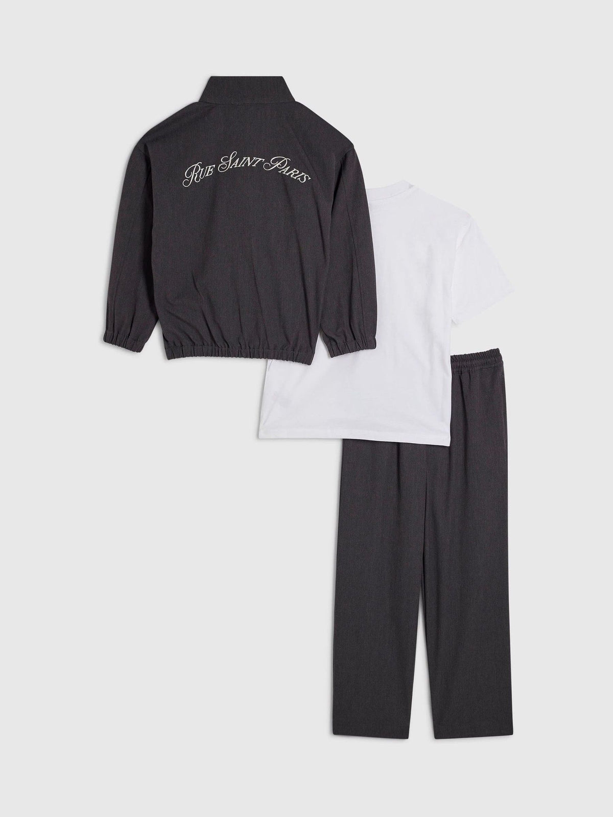 River Island Grey Smart T-Shirt Bomber & Joggers Set 3 Pack - image 2