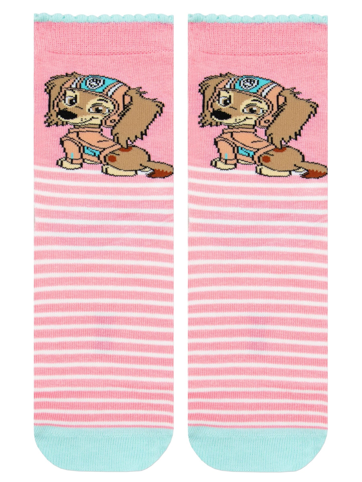Dsiney Kidz - Character Pink PAW Patrol Liberty Everest And Skye Socks 3 Pack image 4