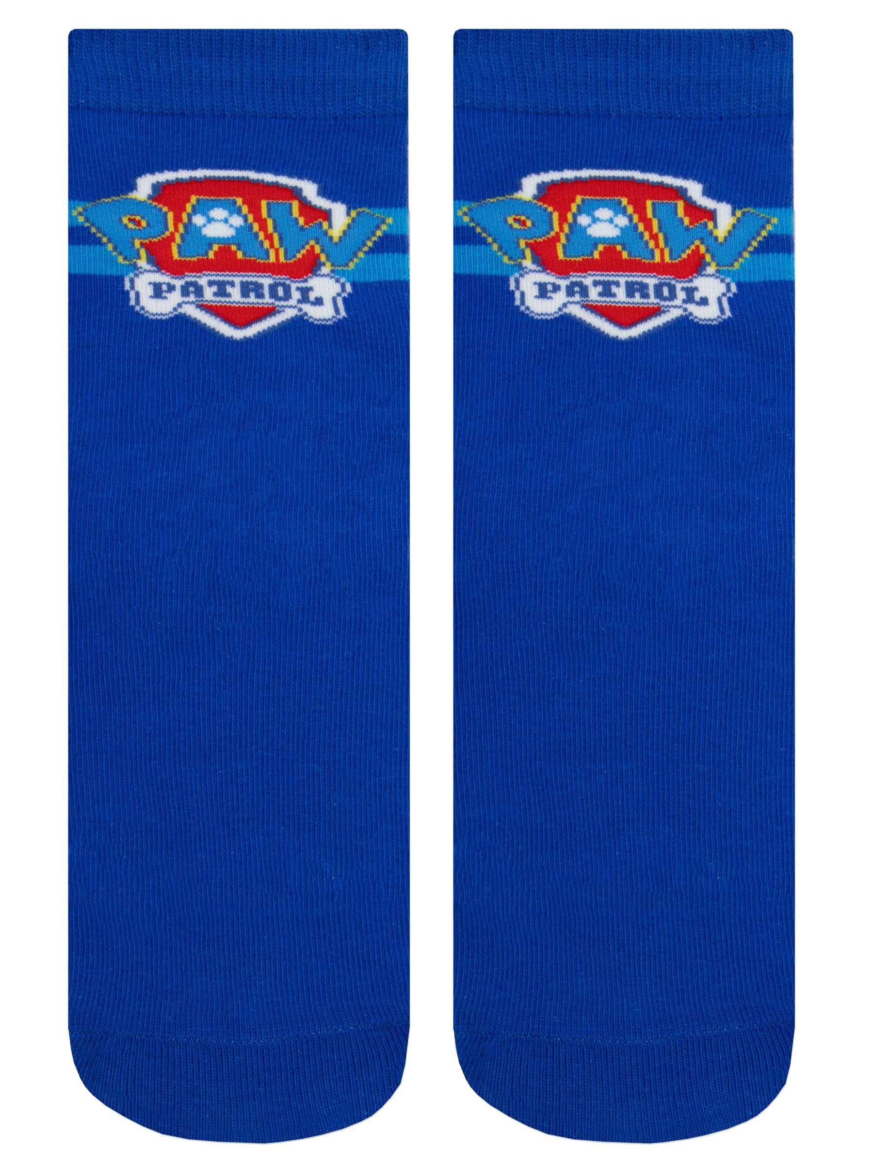 Dsiney Kidz - Character Blue PAW Patrol Chase Marshall And Rubble Socks 3 Pack image 4
