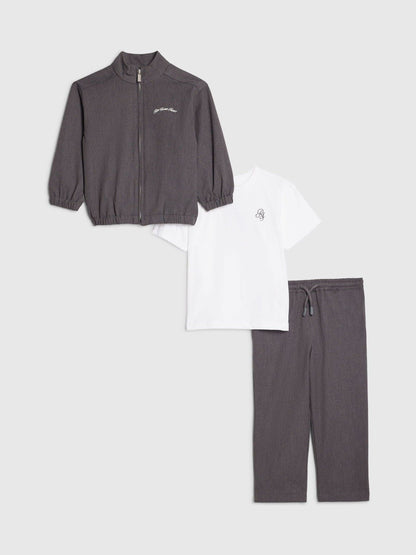 River Island Grey Smart T-Shirt Bomber & Joggers Set 3 Pack - image 1
