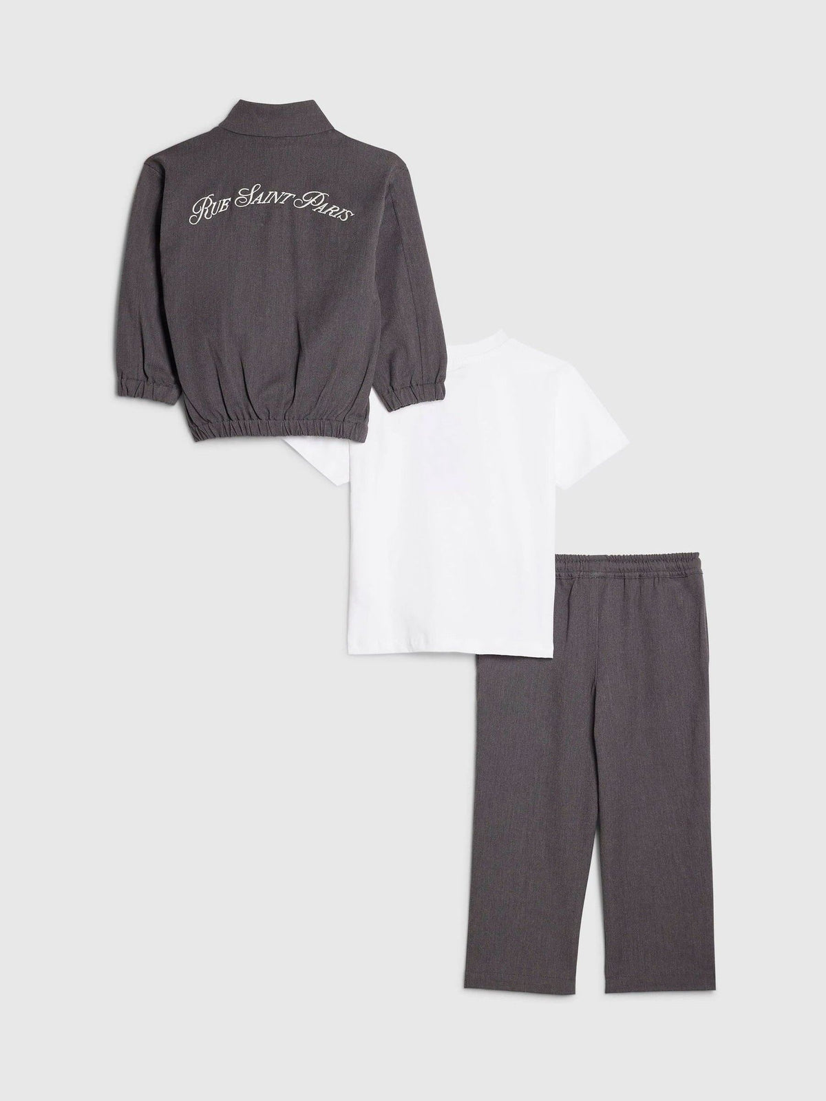River Island Grey Smart T-Shirt Bomber & Joggers Set 3 Pack - image 2