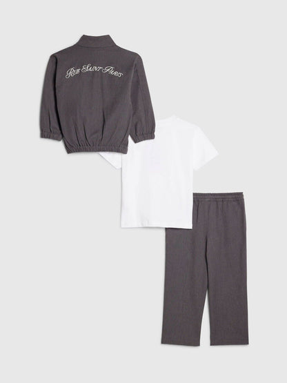River Island Grey Smart T-Shirt Bomber & Joggers Set 3 Pack - image 2