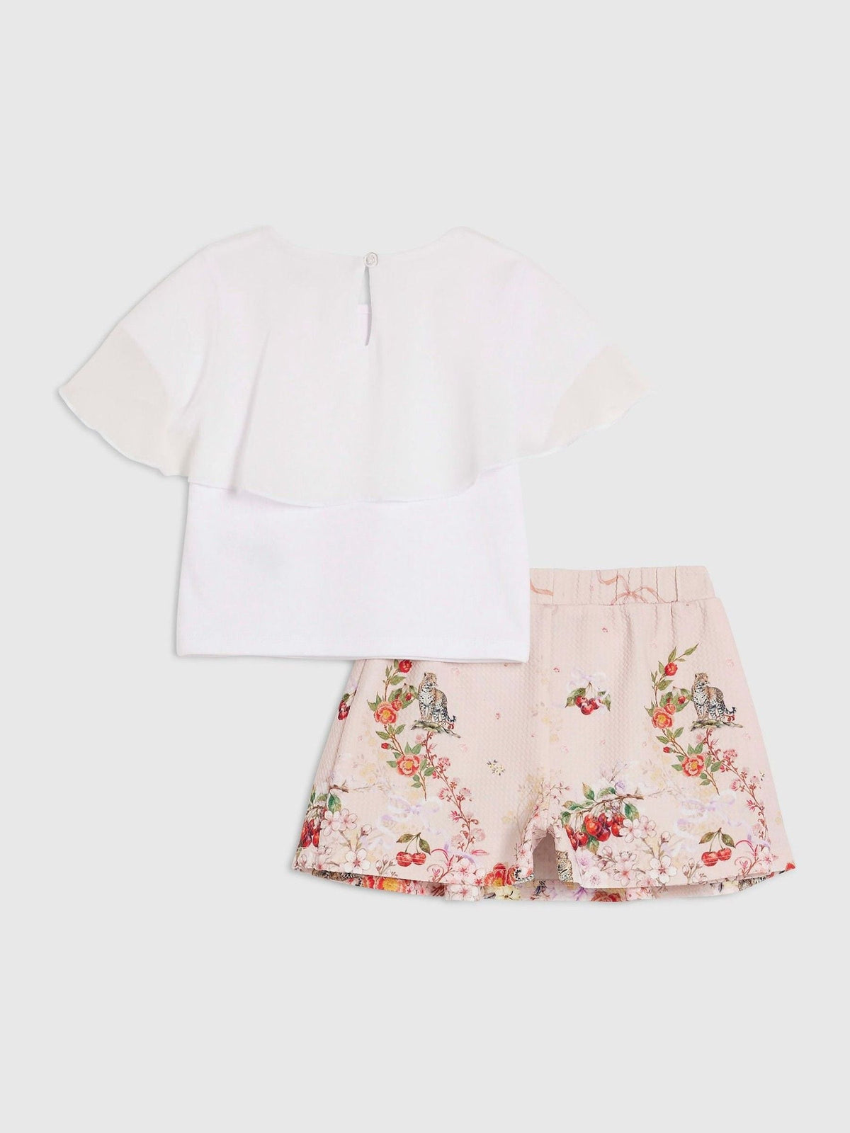 River Island Pink Top & Floral Skirt Set - image 2