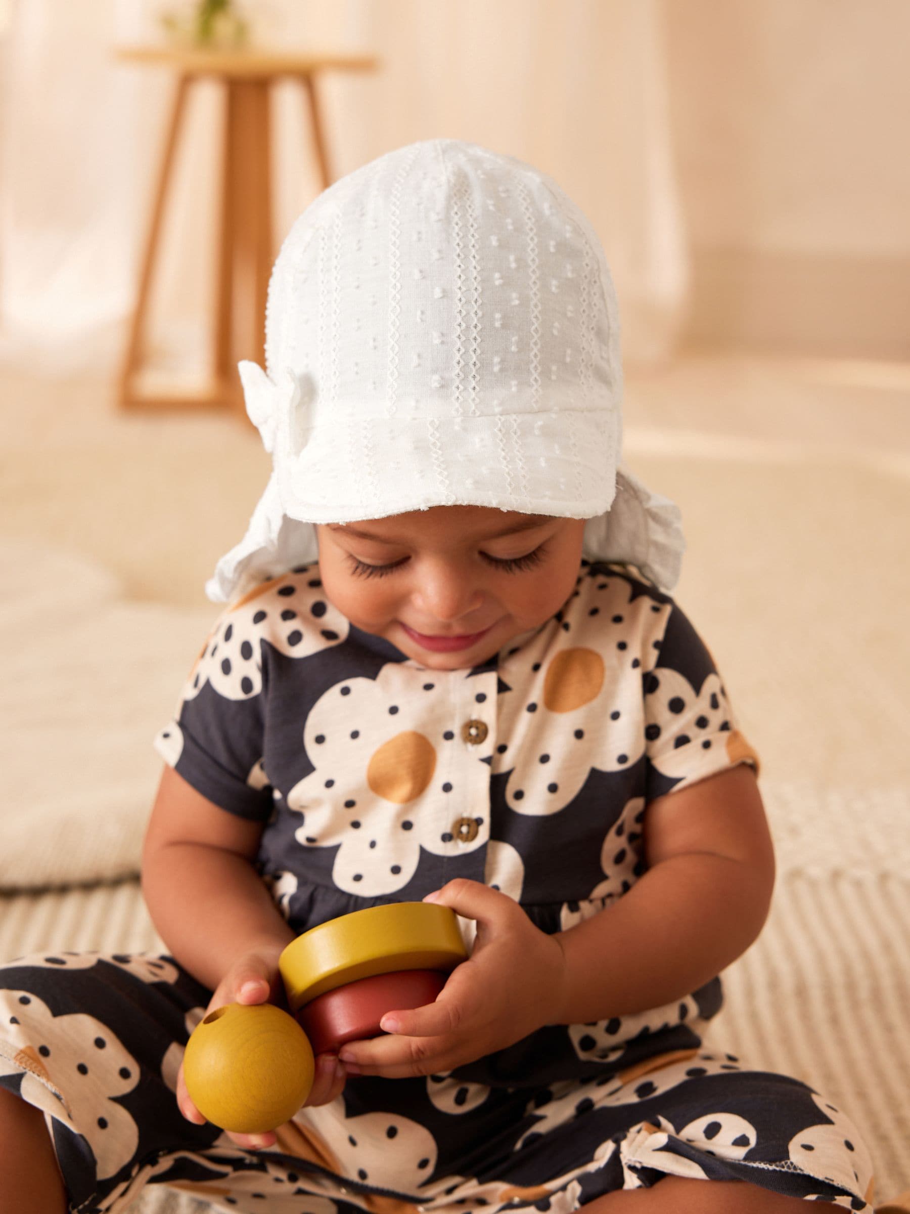 White Legionnaire Baby Hat image 2