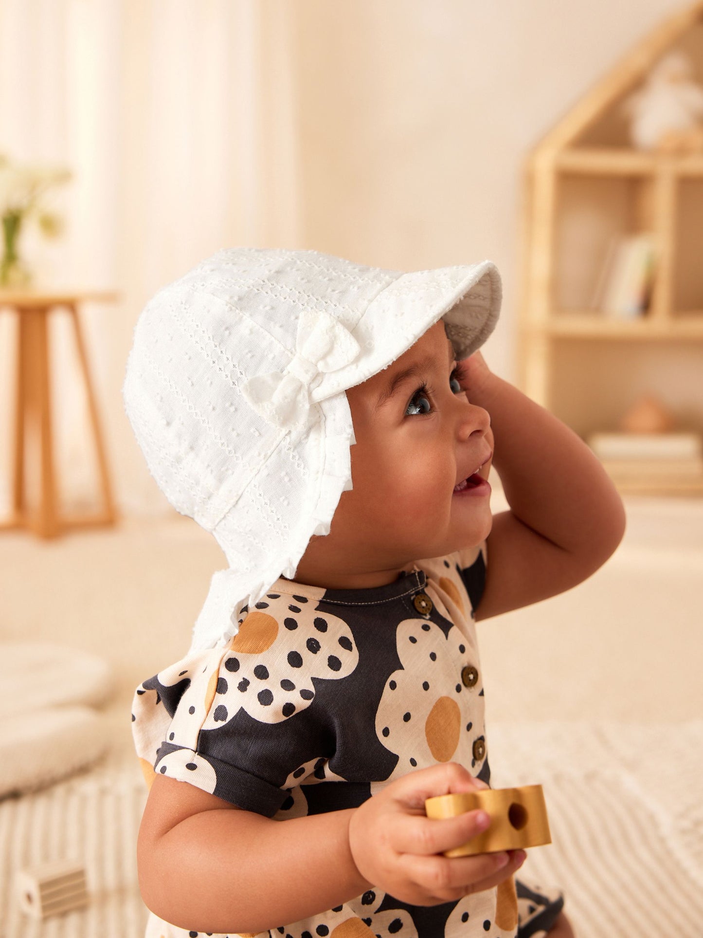 White Legionnaire Baby Hat image 1