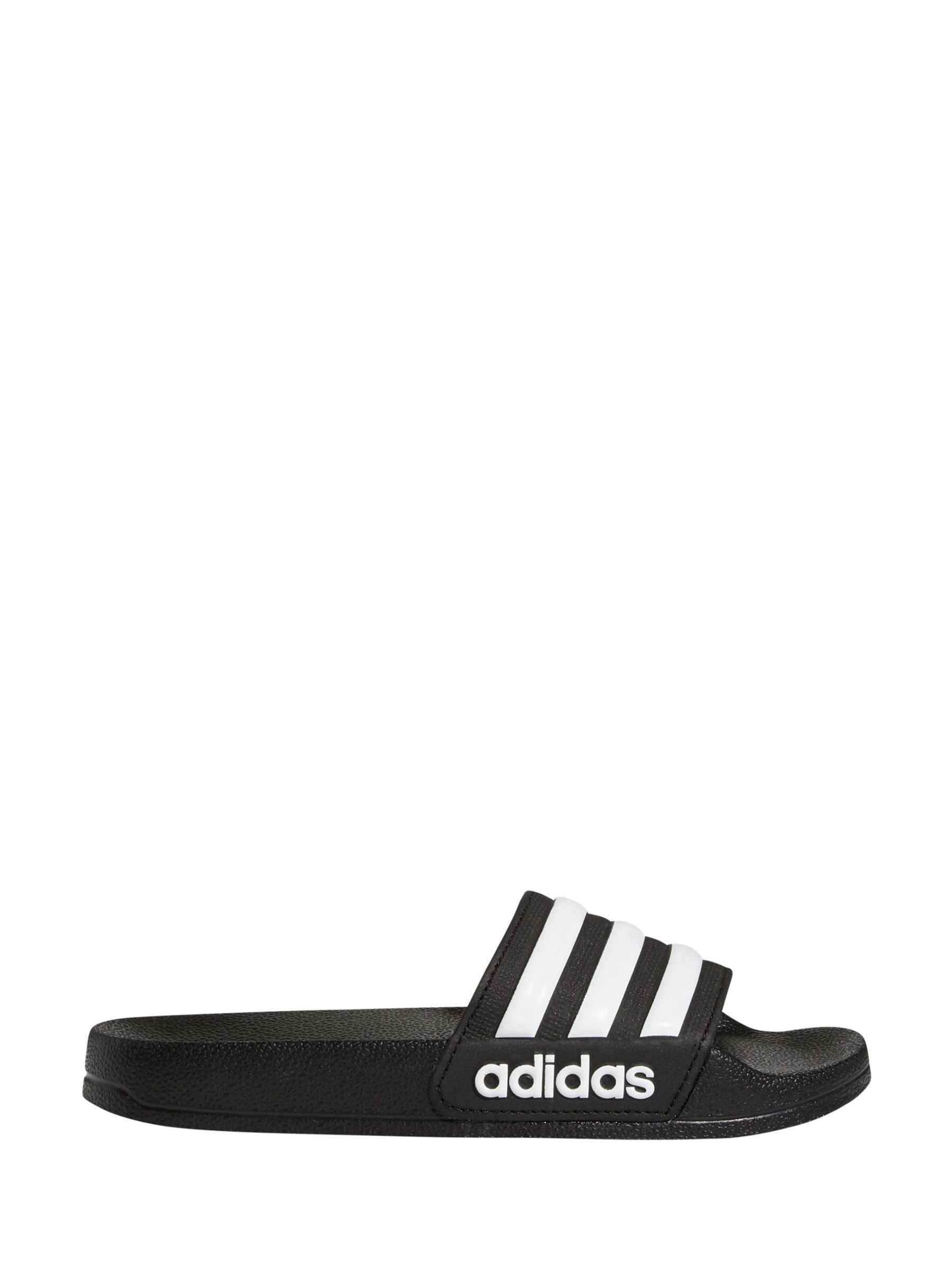 adidas Black Adilette Kids Swim Sandals image 1