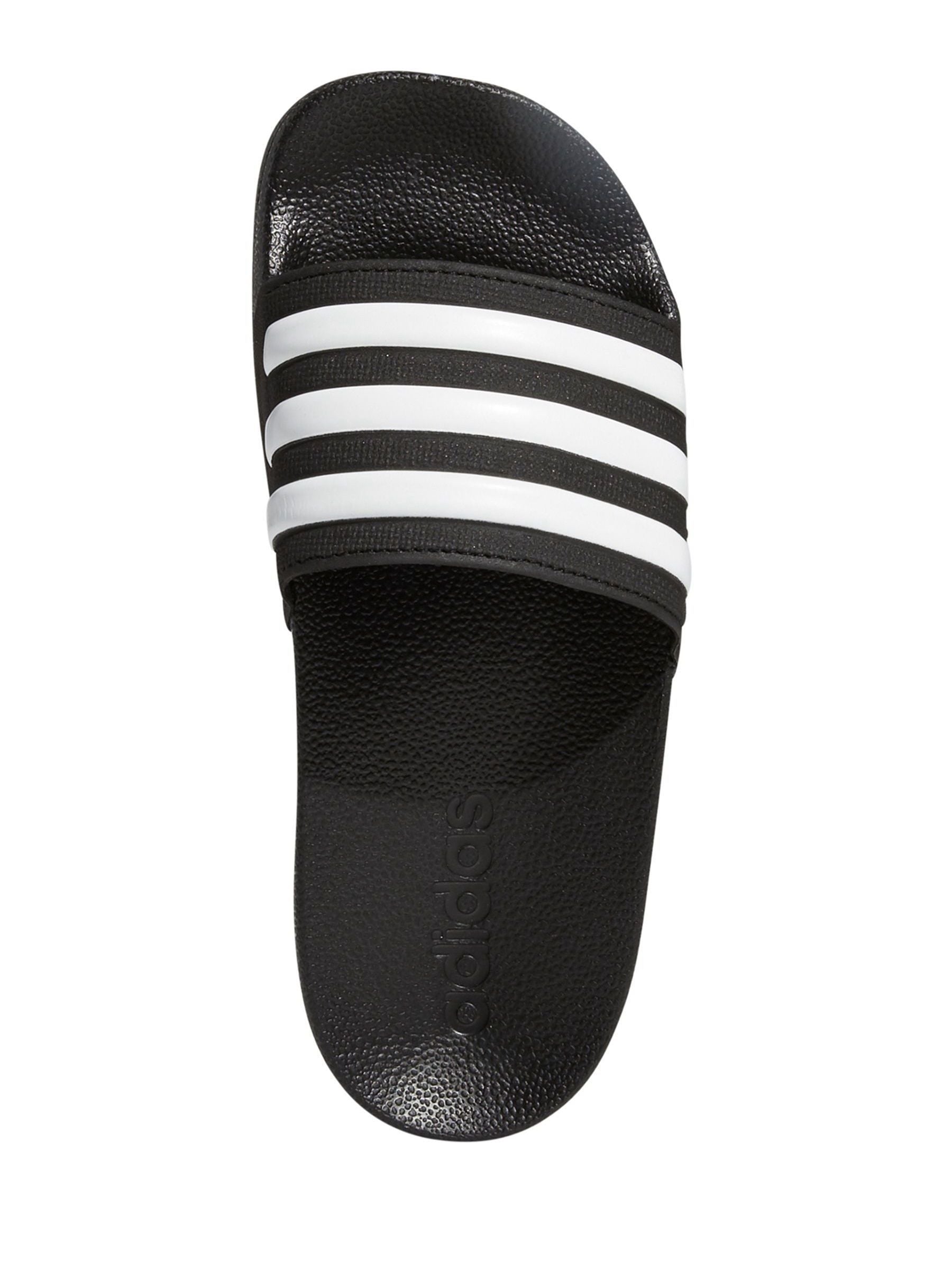 adidas Black Adilette Kids Swim Sandals image 9