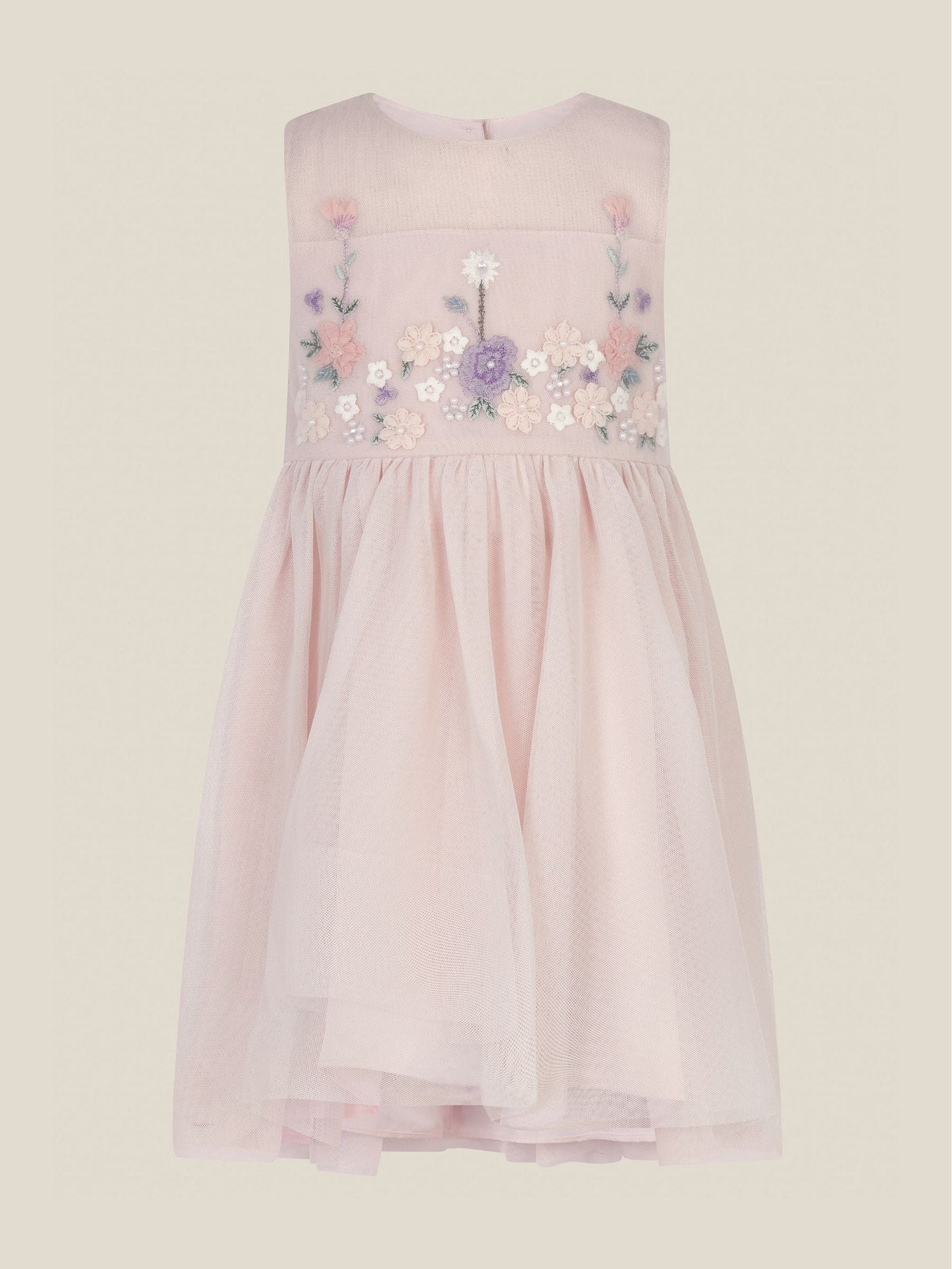 Dsiney Kidz - Monsoon Pink Baby Matilda Sleeveless Meadow Party Dress image 1