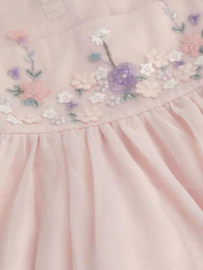 Dsiney Kidz - Monsoon Pink Baby Matilda Sleeveless Meadow Party Dress image 3
