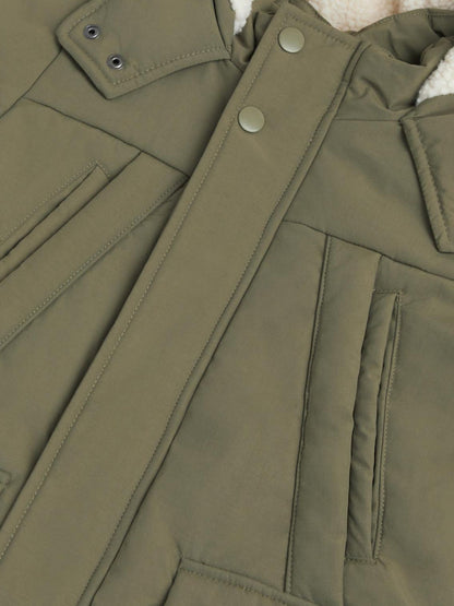 Dsiney Kidz - Monsoon Green Water-Resistant Puffer Coat image 4