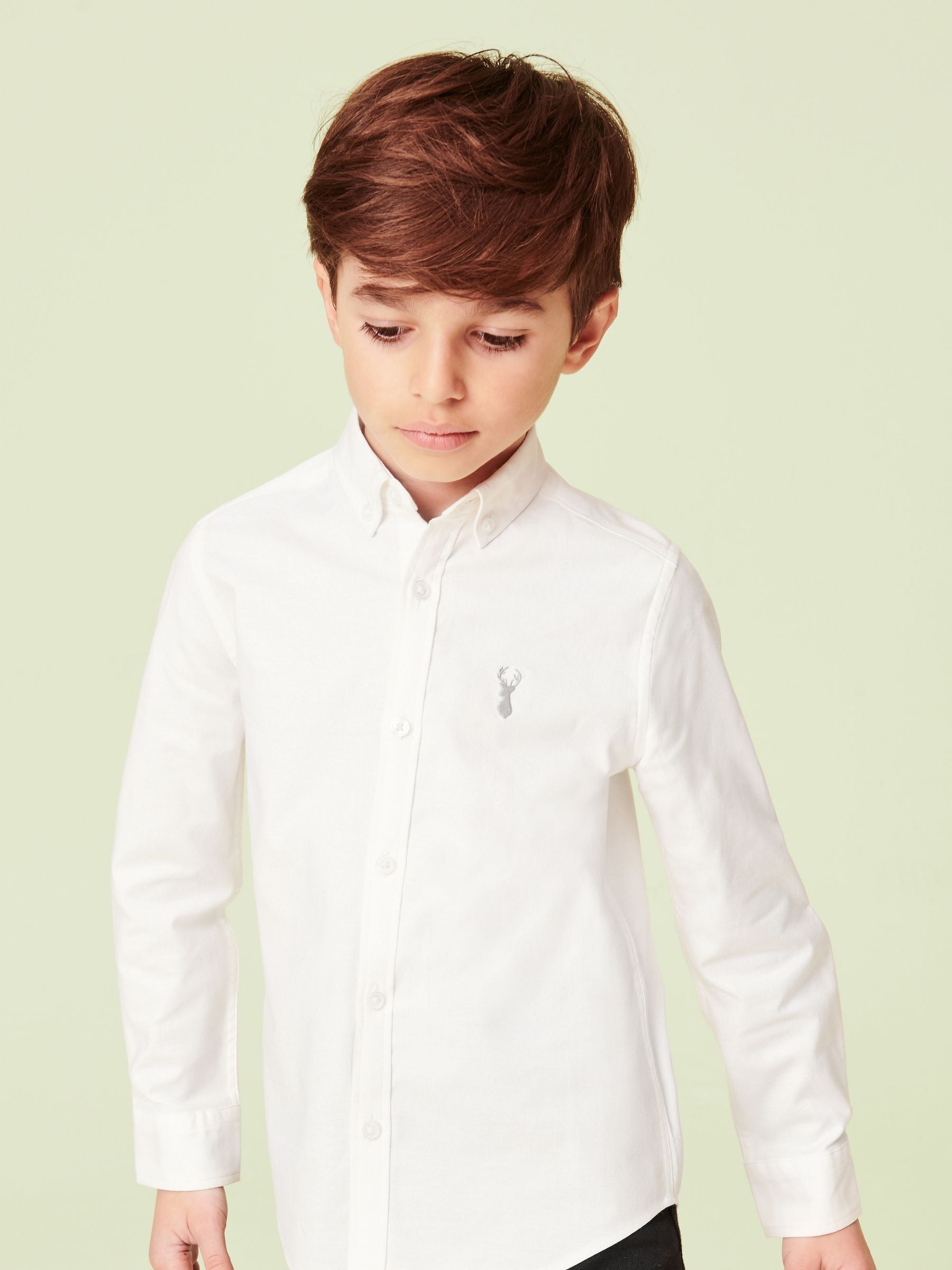 Dsiney Kidz - White Single Oxford Shirt (3-16yrs) image 1