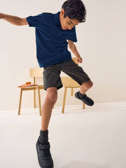 Dsiney Kidz - Grey Single Flat Front School Shorts (3-14yrs) image 2