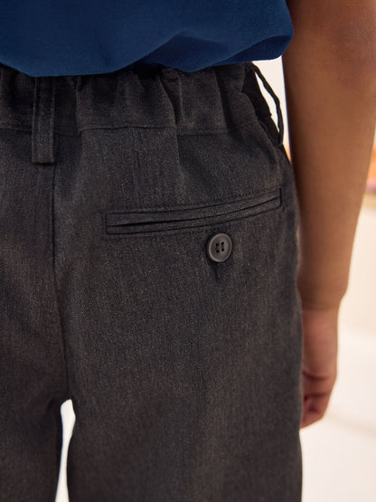 Dsiney Kidz - Grey Single Flat Front School Shorts (3-14yrs) image 6