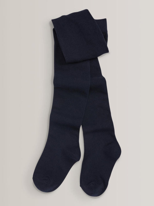 Navy Blue Regular Length 3 Pack Cotton Rich School Tights image 3