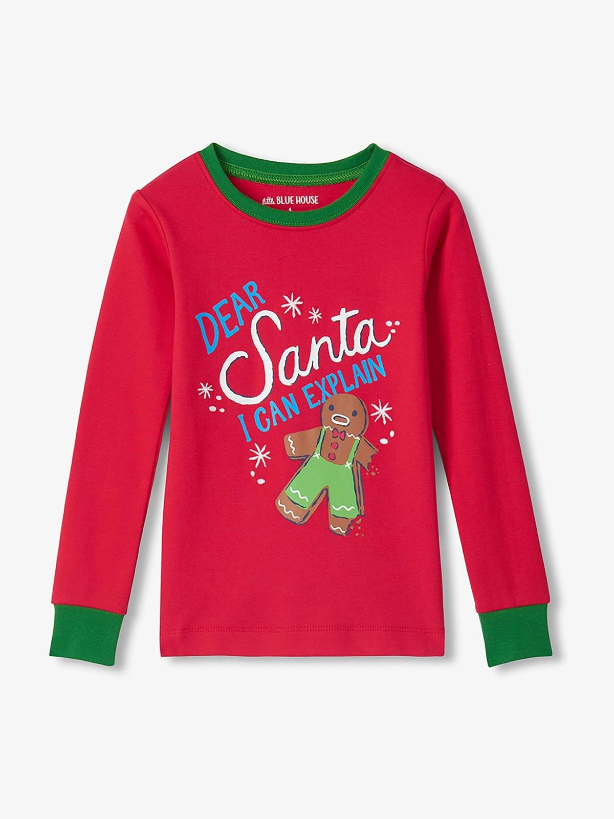 Hatley Red Dear Santa Kids Christmas Pyjamas Set - image 2