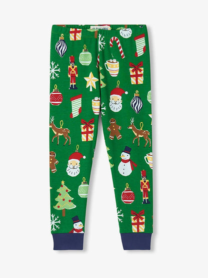 Hatley Green Paper Cut Christmas Kids Pyjamas Set - image 3