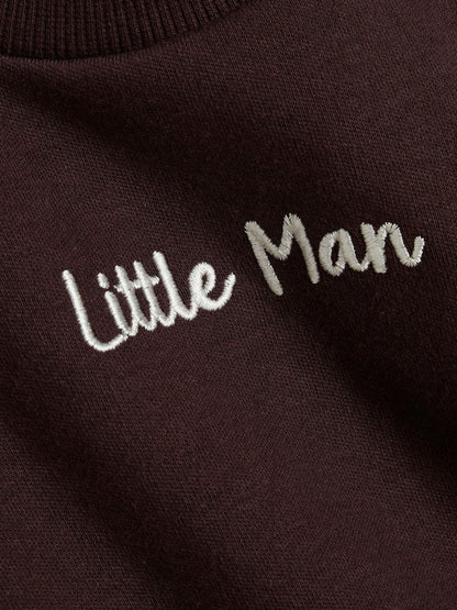 River Island Brown Bear Gilet Top & Jogger Set - image 5
