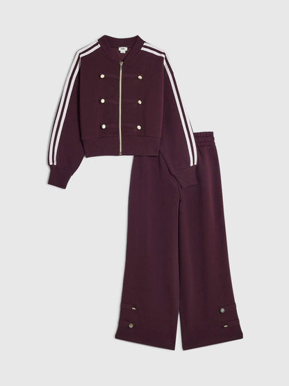 River Island Red Drummer Bomber Jacket & Trousers Set - image 1