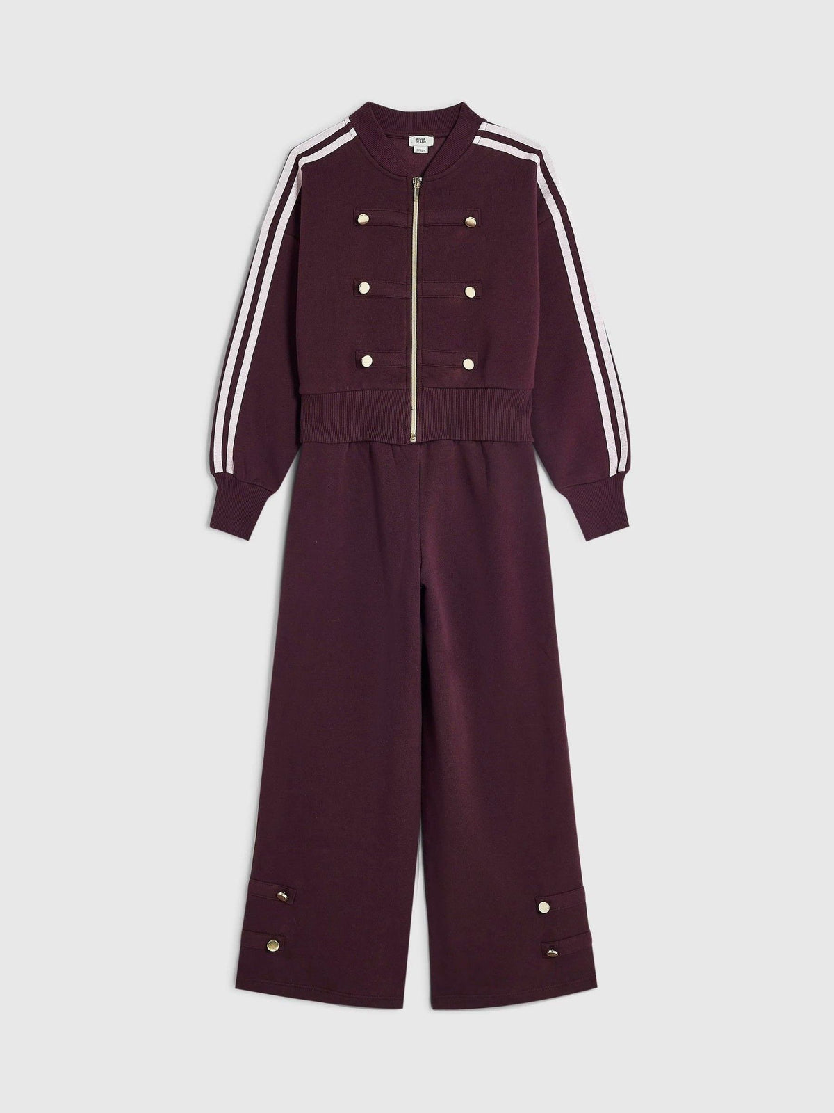 River Island Red Drummer Bomber Jacket & Trousers Set - image 3