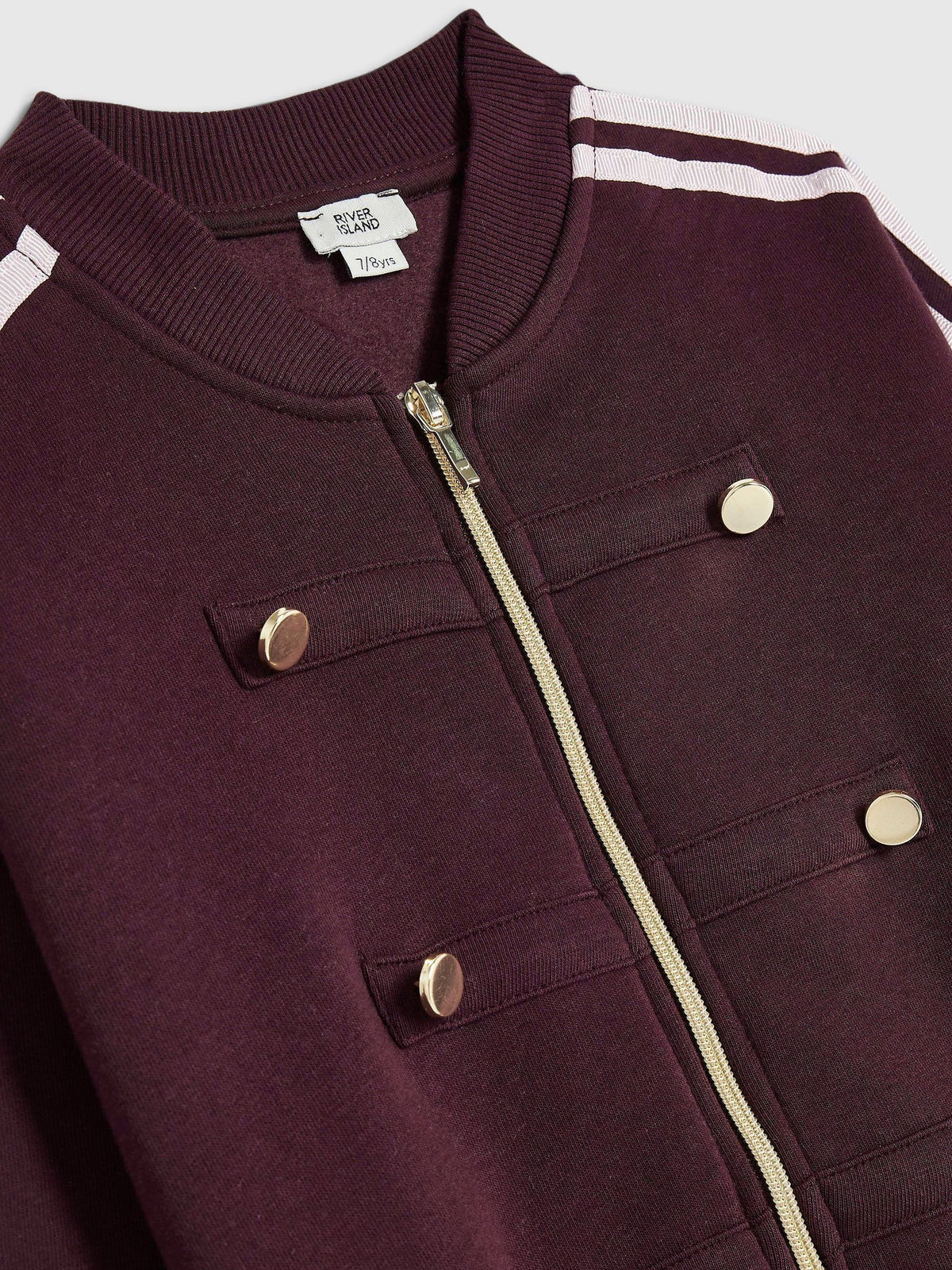River Island Red Drummer Bomber Jacket & Trousers Set - image 4