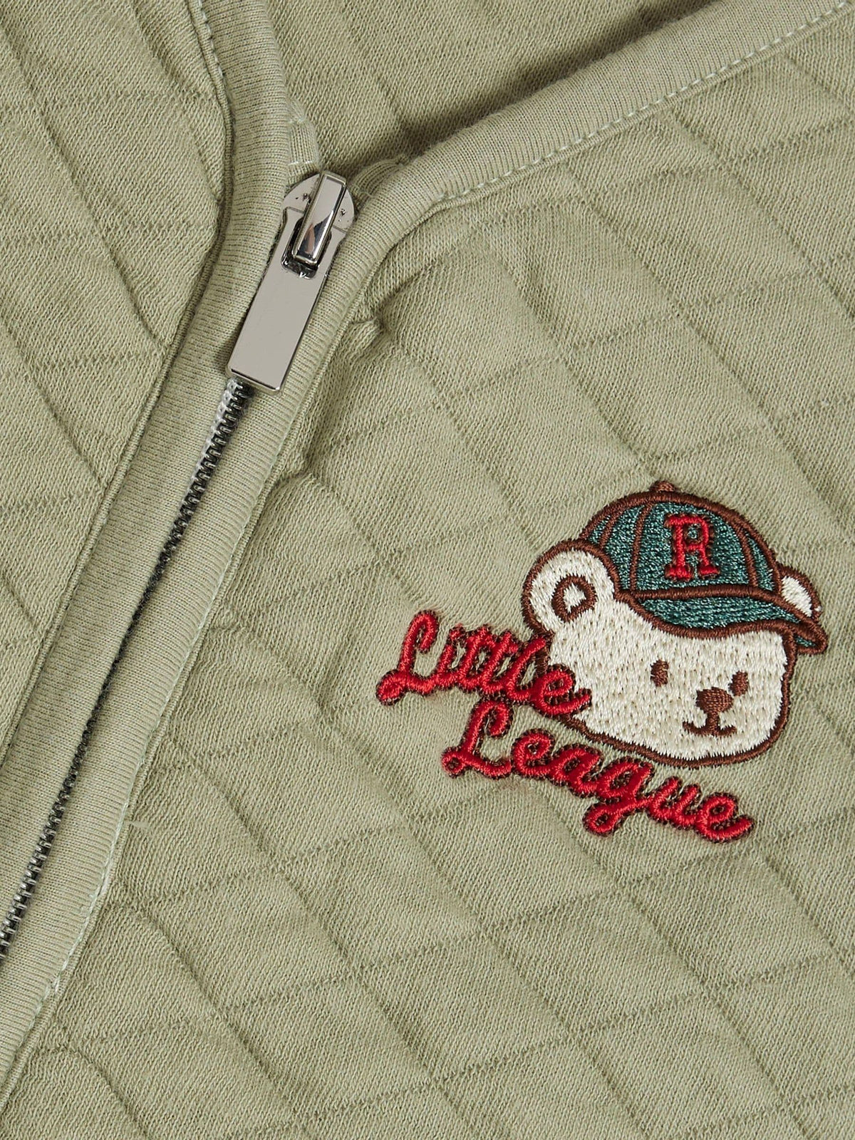 River Island Green New York Gilet Top & Joggers Set - image 4