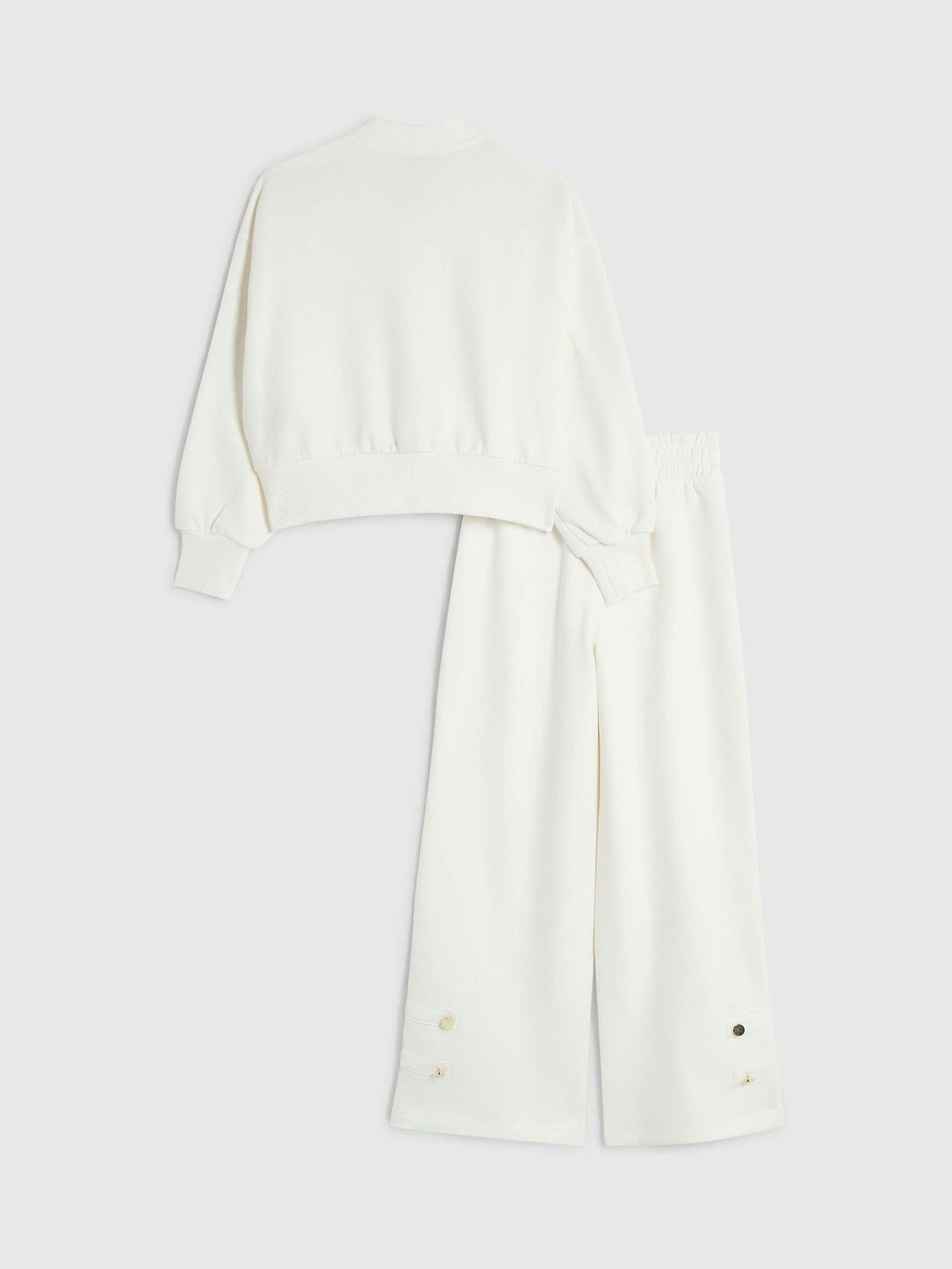 River Island Cream Drummer Bomber Jacket & Trouser Set - image 2