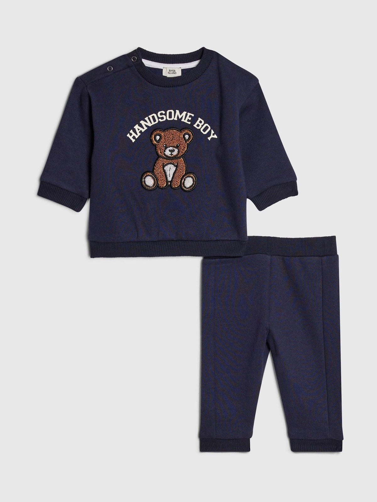 Dsiney Kidz - River Island Blue Bear Top & Trousers Set image 1